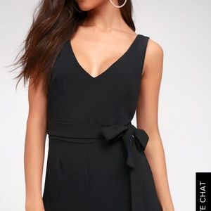 Lulus black jumpsuit